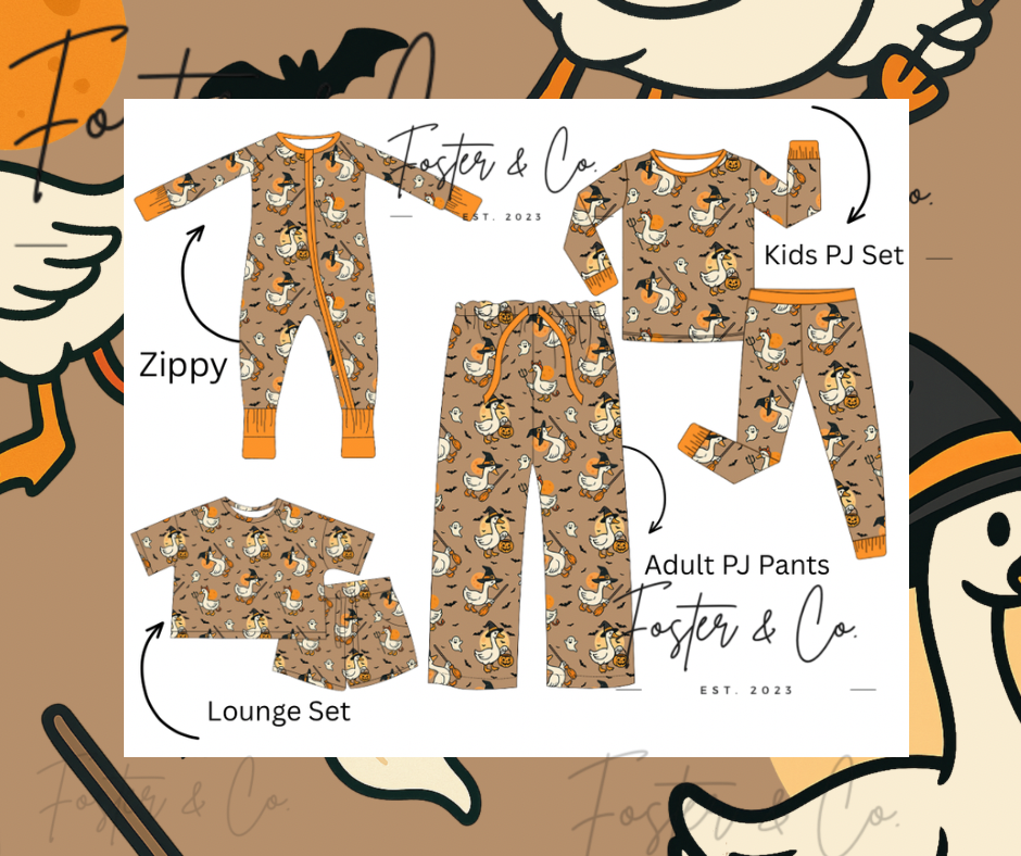 Halloween Bamboo Preorder- Halloween Goose Collection