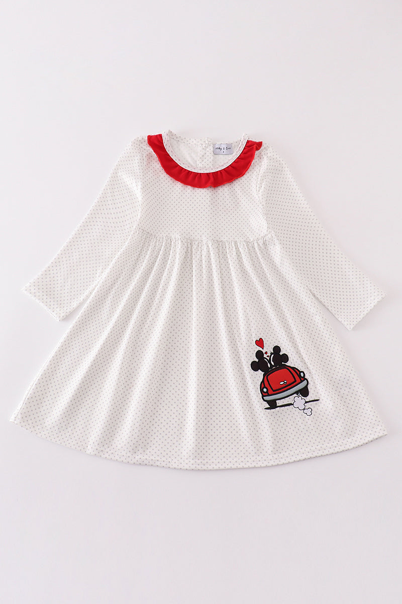 Valentines Character Appliqué Dress