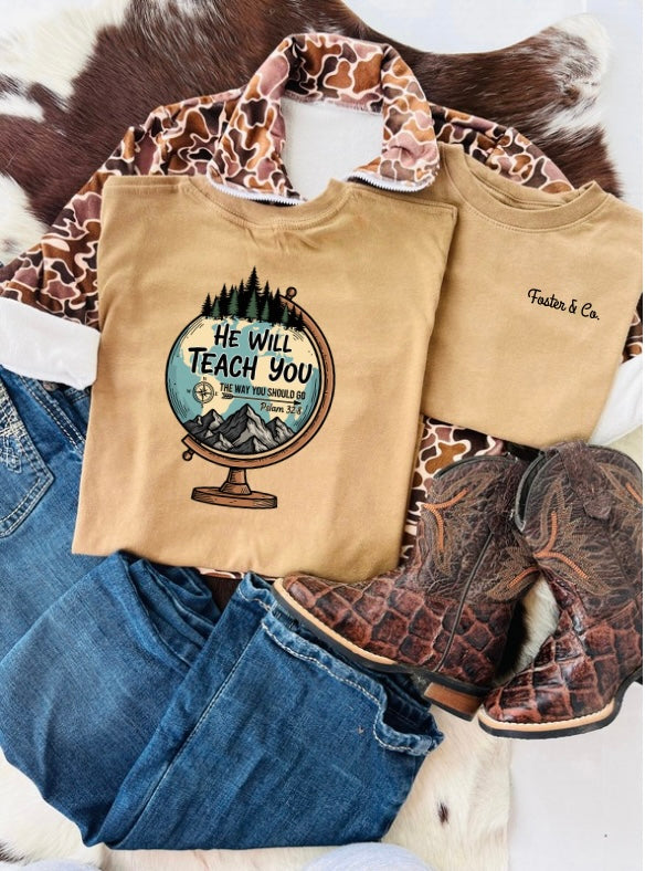 HE WILL TEACH YOU | LONG SLEEVE GRAPHIC T-SHIRT