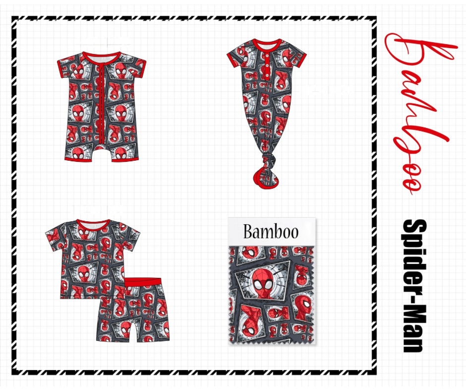 PO65 RED CHARACTER SUPERHERO BAMBOO COLLECTION