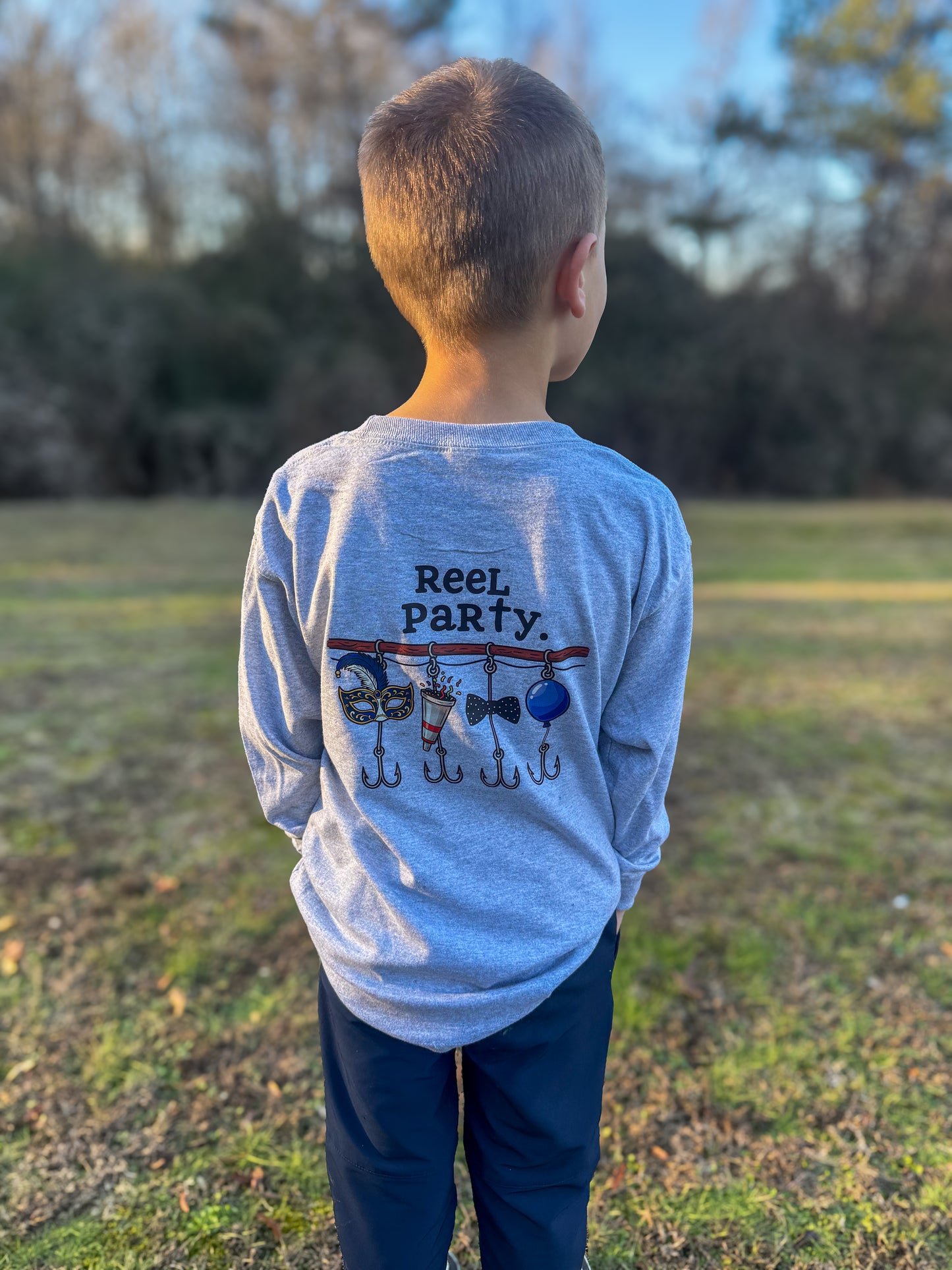 REEL PARTY | LONG SLEEVE GRAPHIC T-SHIRT