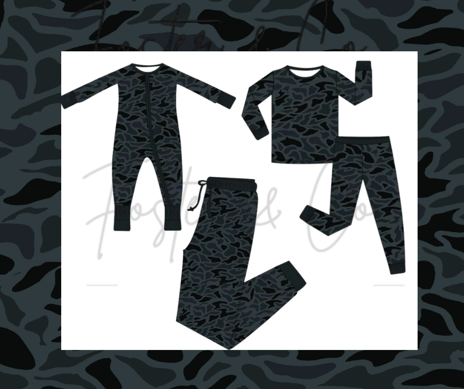 BAMBOO PREORDER-BLACK CAMO BAMBOO COLLECTION