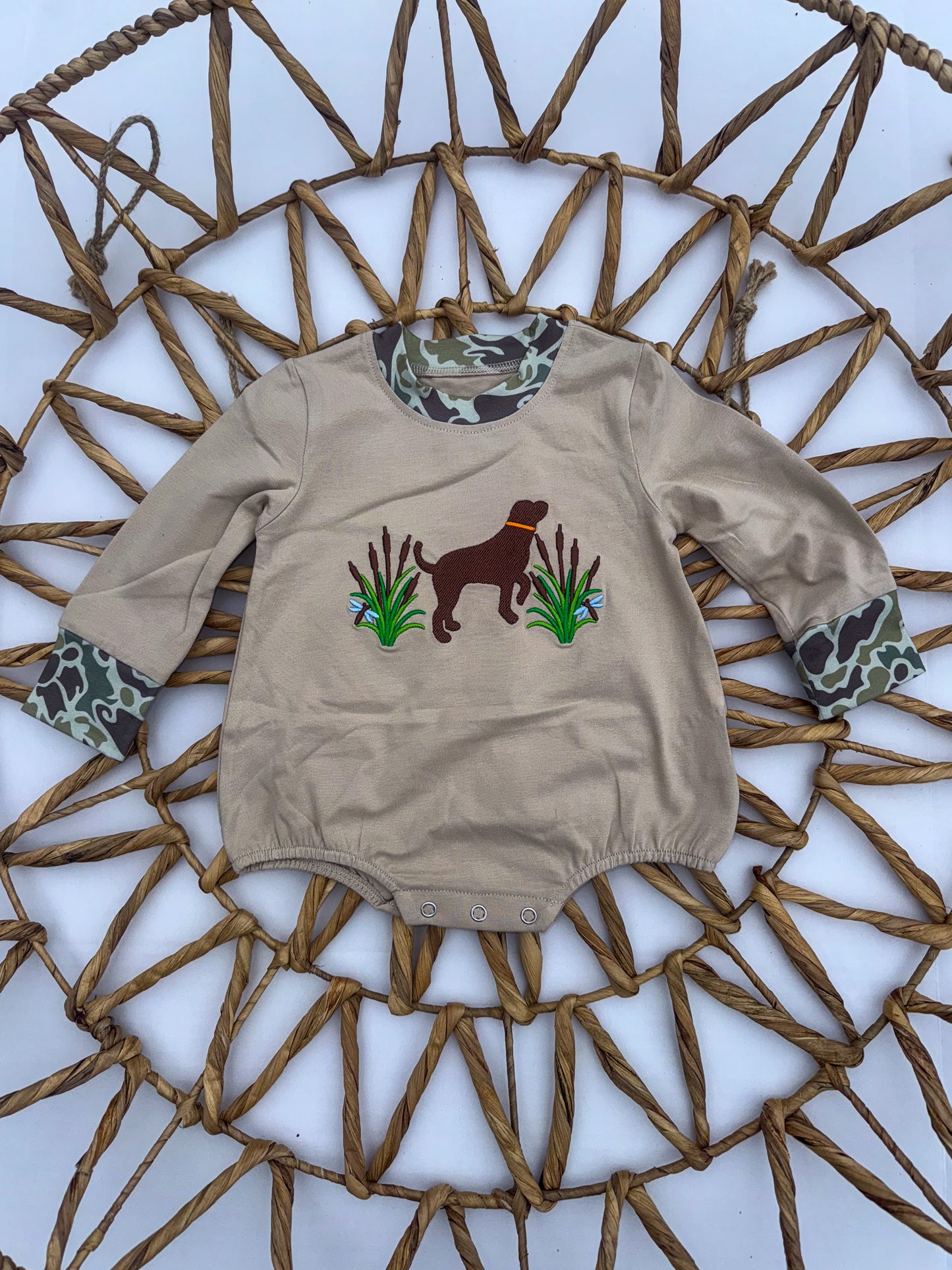 Hunting Dog Appliqué Bubble