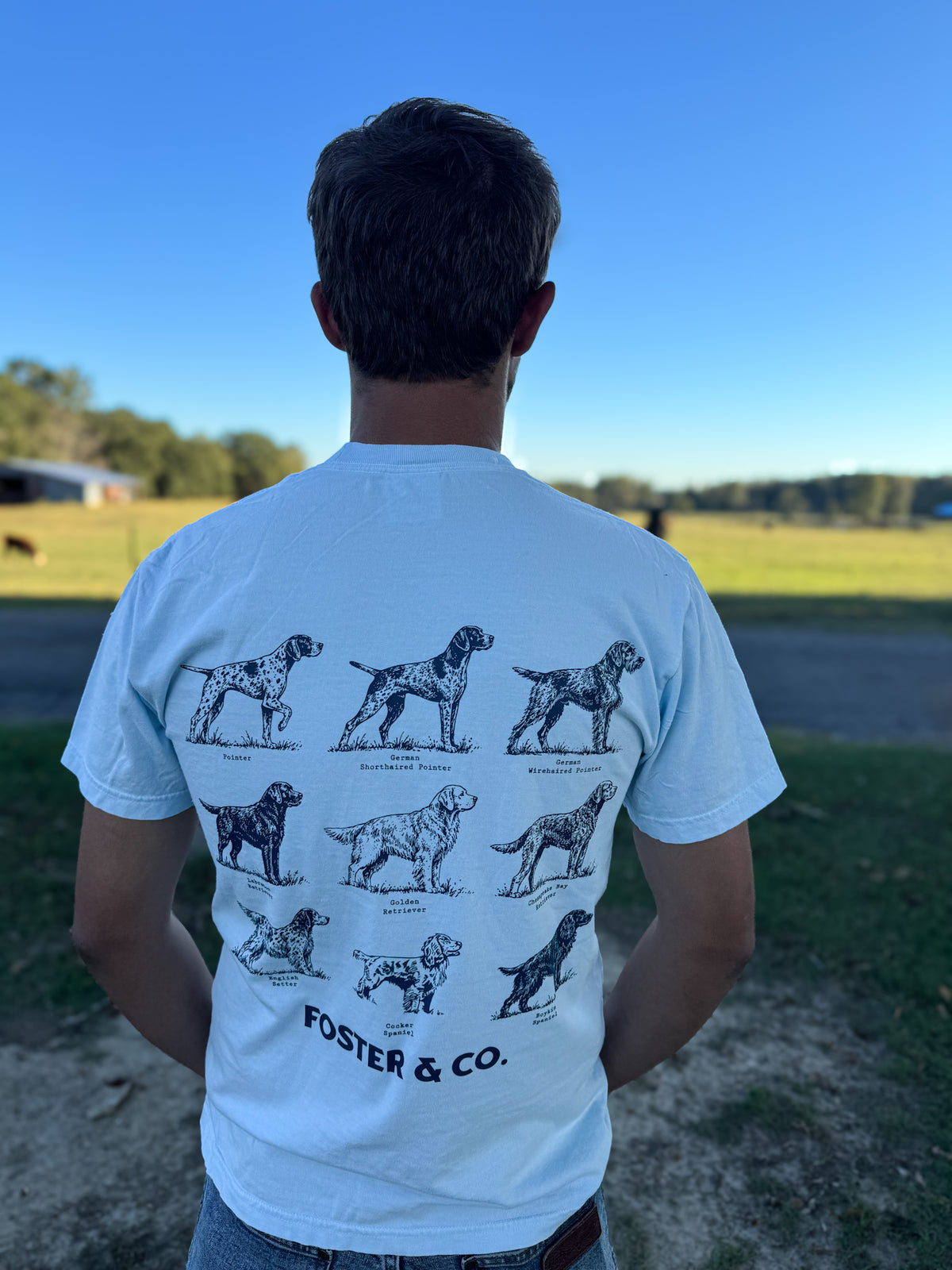 FIELD RAISED PUPS TEE