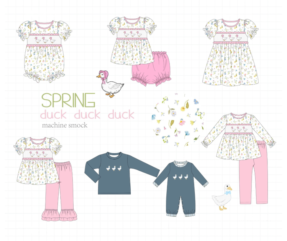 PO65 DUCK SMOCKED COLLECTION
