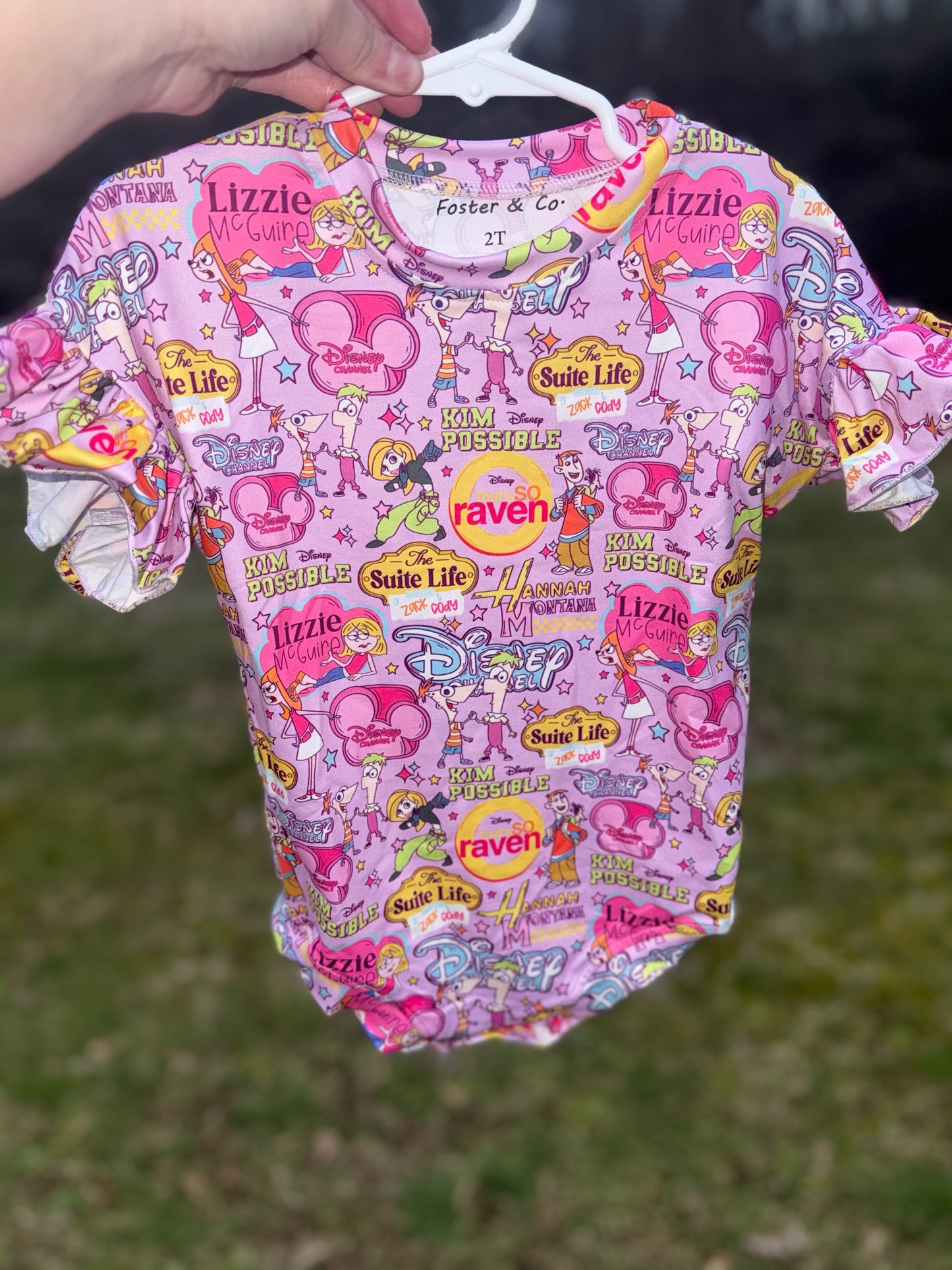 Cartoon Mashup Bubble Romper