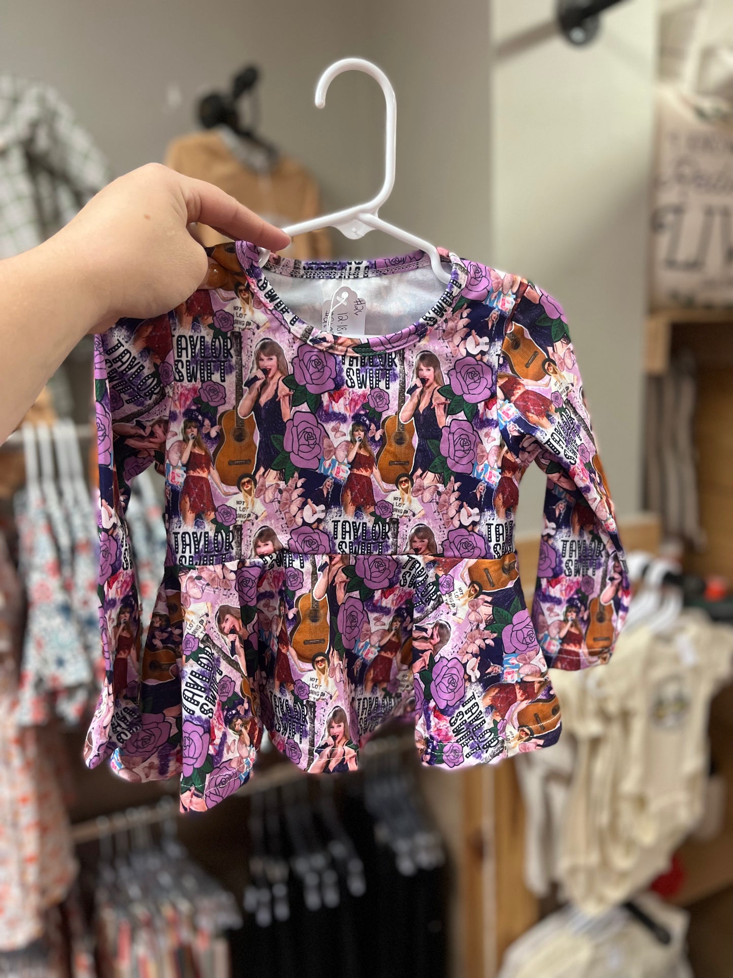 Taylor Swift Peplum Top