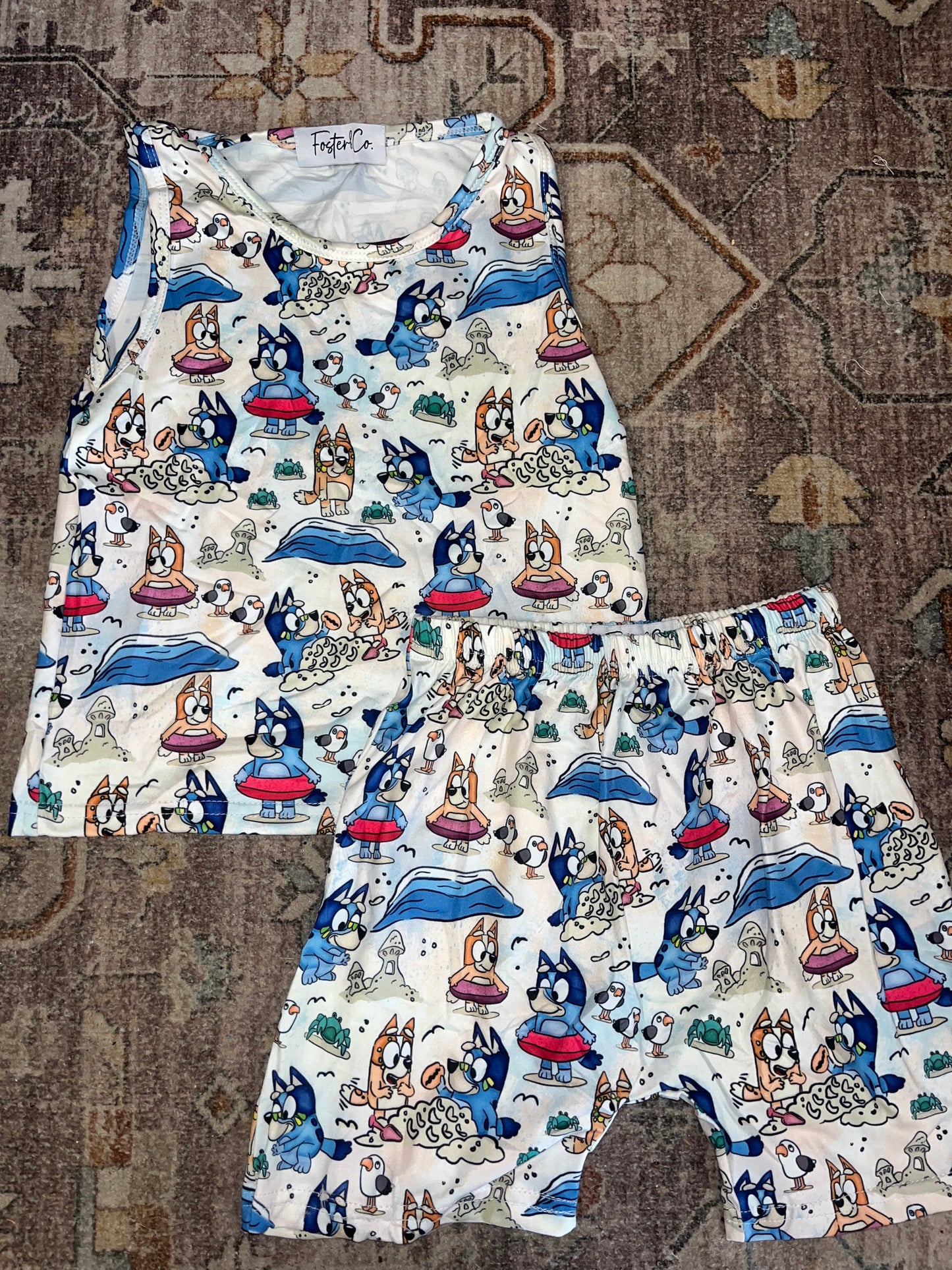 Boys Bluey Beach Set