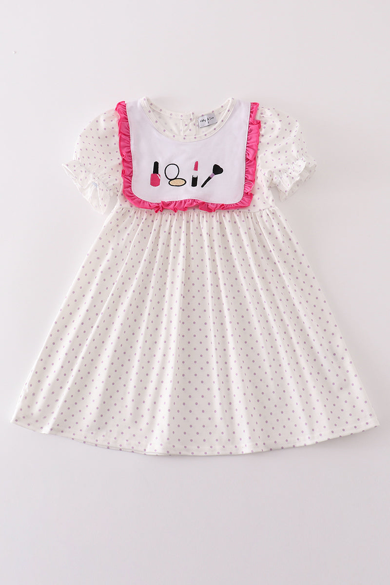 Girls Makeup Embroidery Dress
