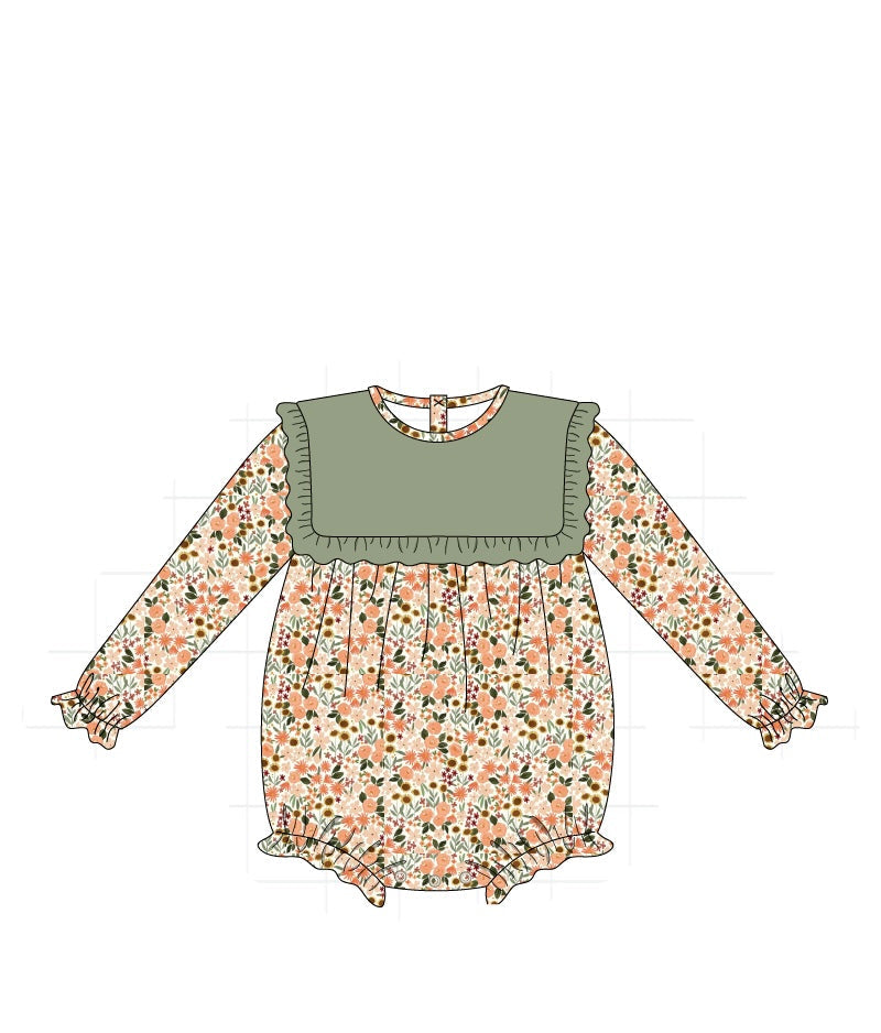 GIRLS FLORAL BUBBLE