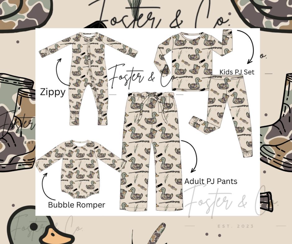 DUCKS & CAMO PREORDER- CAMO DUCKS COLLECTION