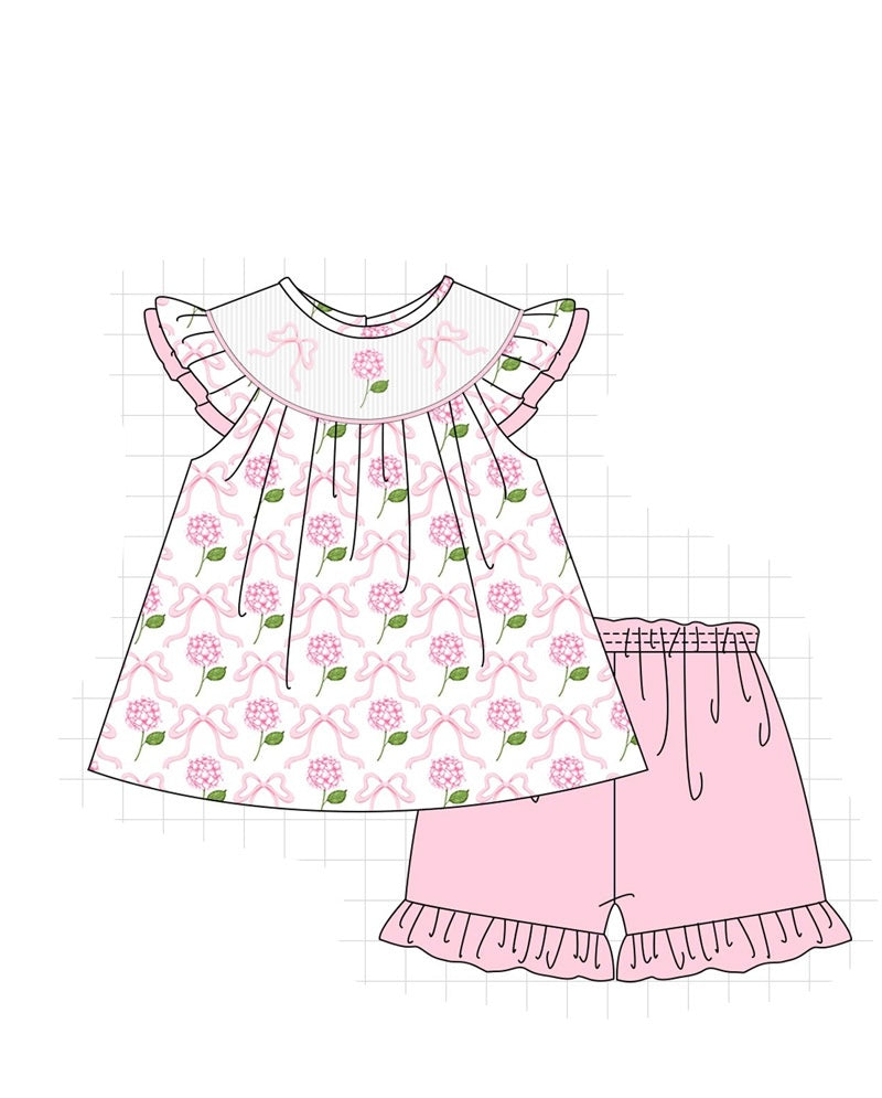 PO65 SMOCKED PINK HYDRANGEA COLLECTION