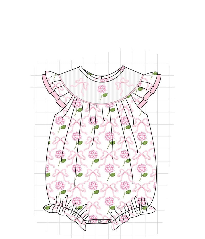 PO65 SMOCKED PINK HYDRANGEA COLLECTION