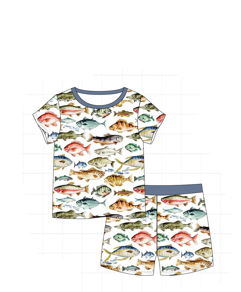 PO65 NAVY FISH BAMBOO COLLECTION