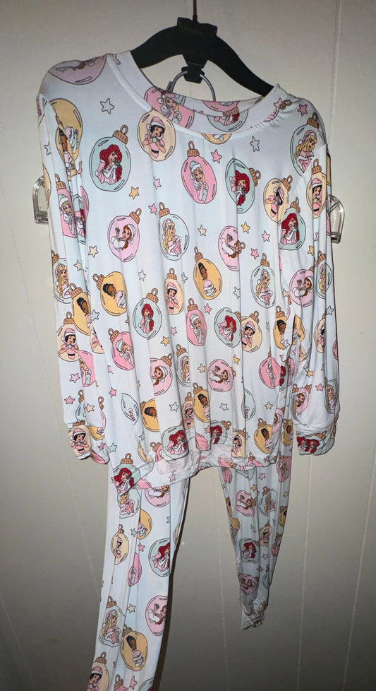 Disney Christmas Princess Bamboo Pajama Set