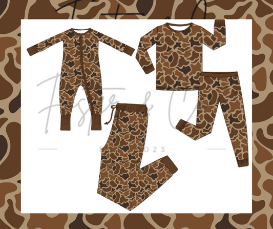 BAMBOO PREORDER-WOODLAND CAMO COLLECTION