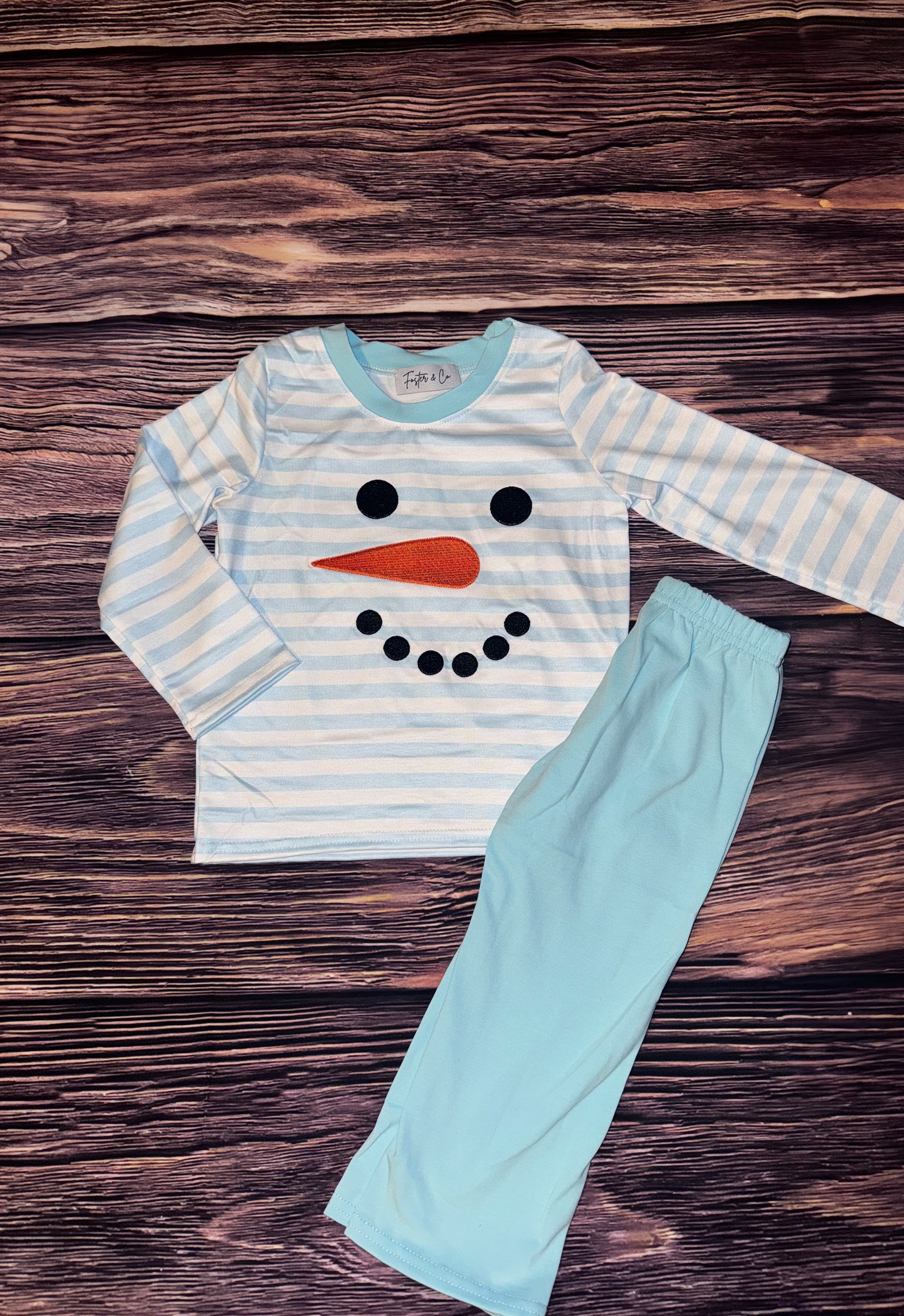 Snowman Pants Set