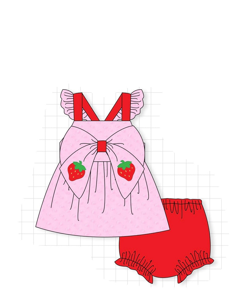 PO65 SWISS DOT STRAWBERRY COLLECTION