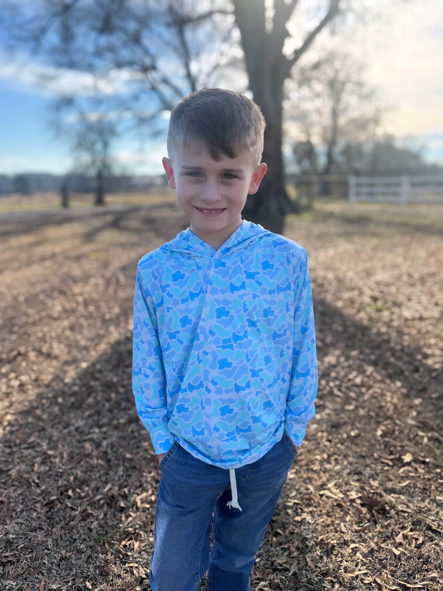 Coastal Camo Performance Hoodie