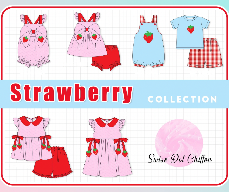 PO65 SWISS DOT STRAWBERRY COLLECTION