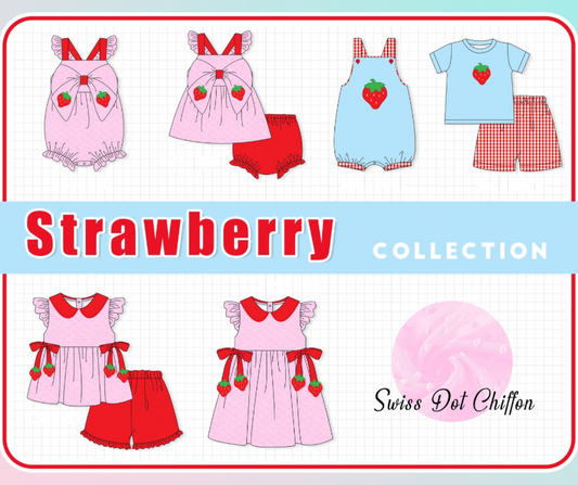 PO65 SWISS DOT STRAWBERRY COLLECTION