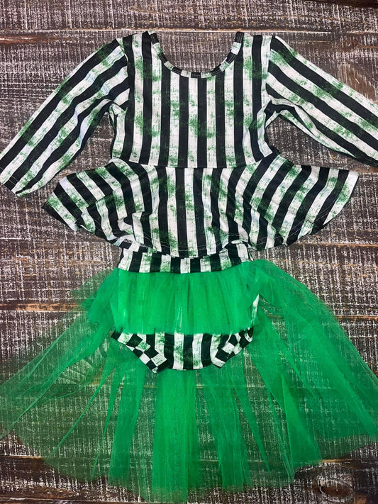 Beetlejuice Set with Green Skirt