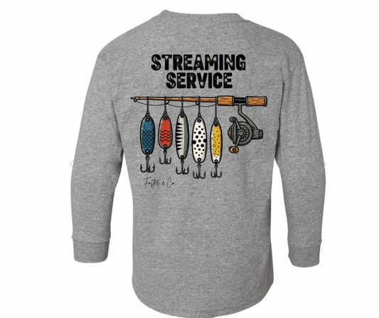 Streaming Service | Long Sleeve Graphic T-Shirt