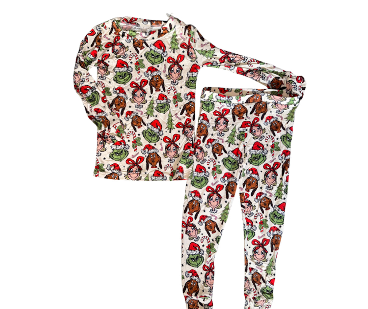 Mean One Bamboo Two Piece PJ Set