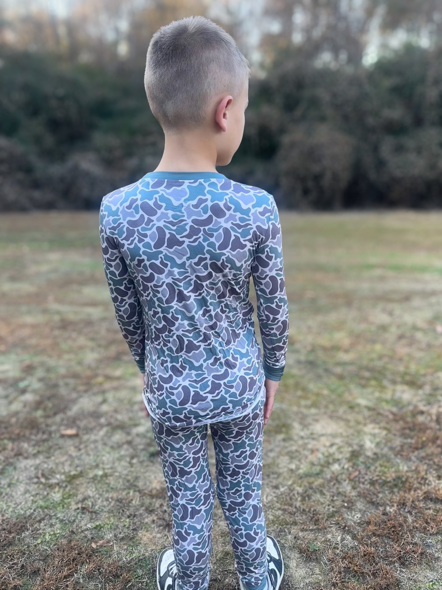 Kids Marsh Camo Pajama Set