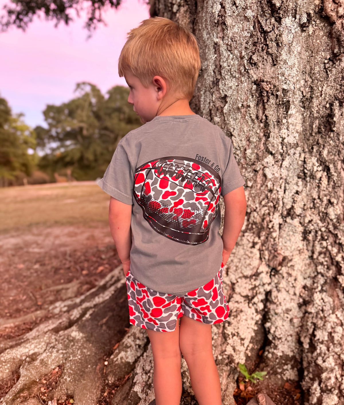 Game Day Camo Football Tee