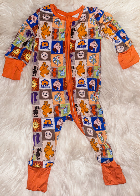 Bear in the Big Blue House Bamboo Zip Up Pajama