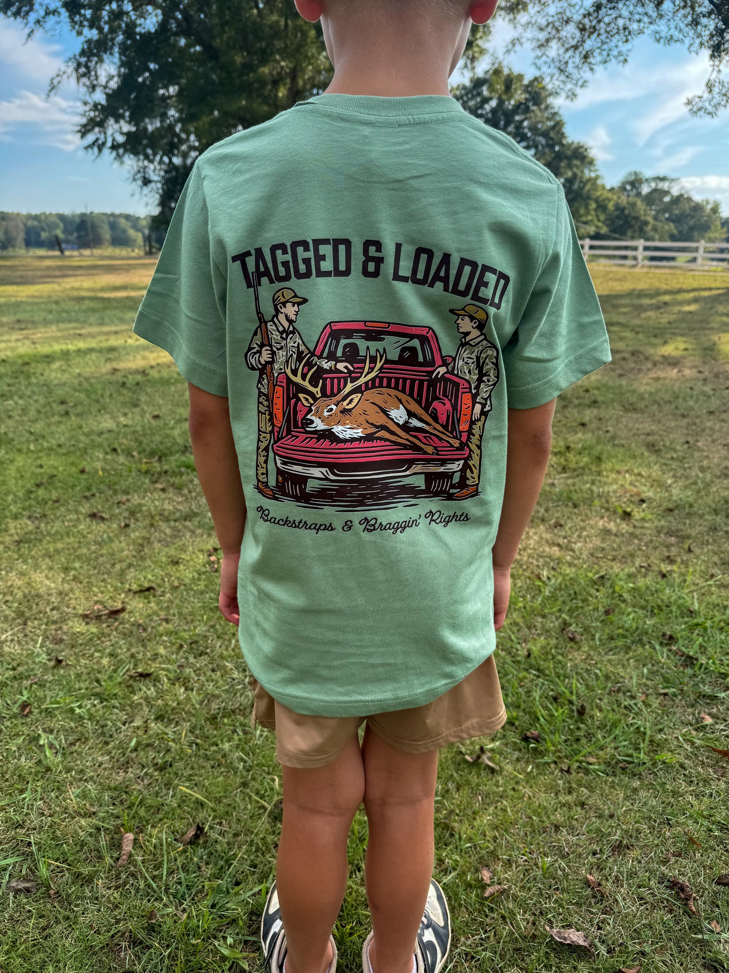 Tagged & Loaded Hunting Tee | Graphic T-Shirt