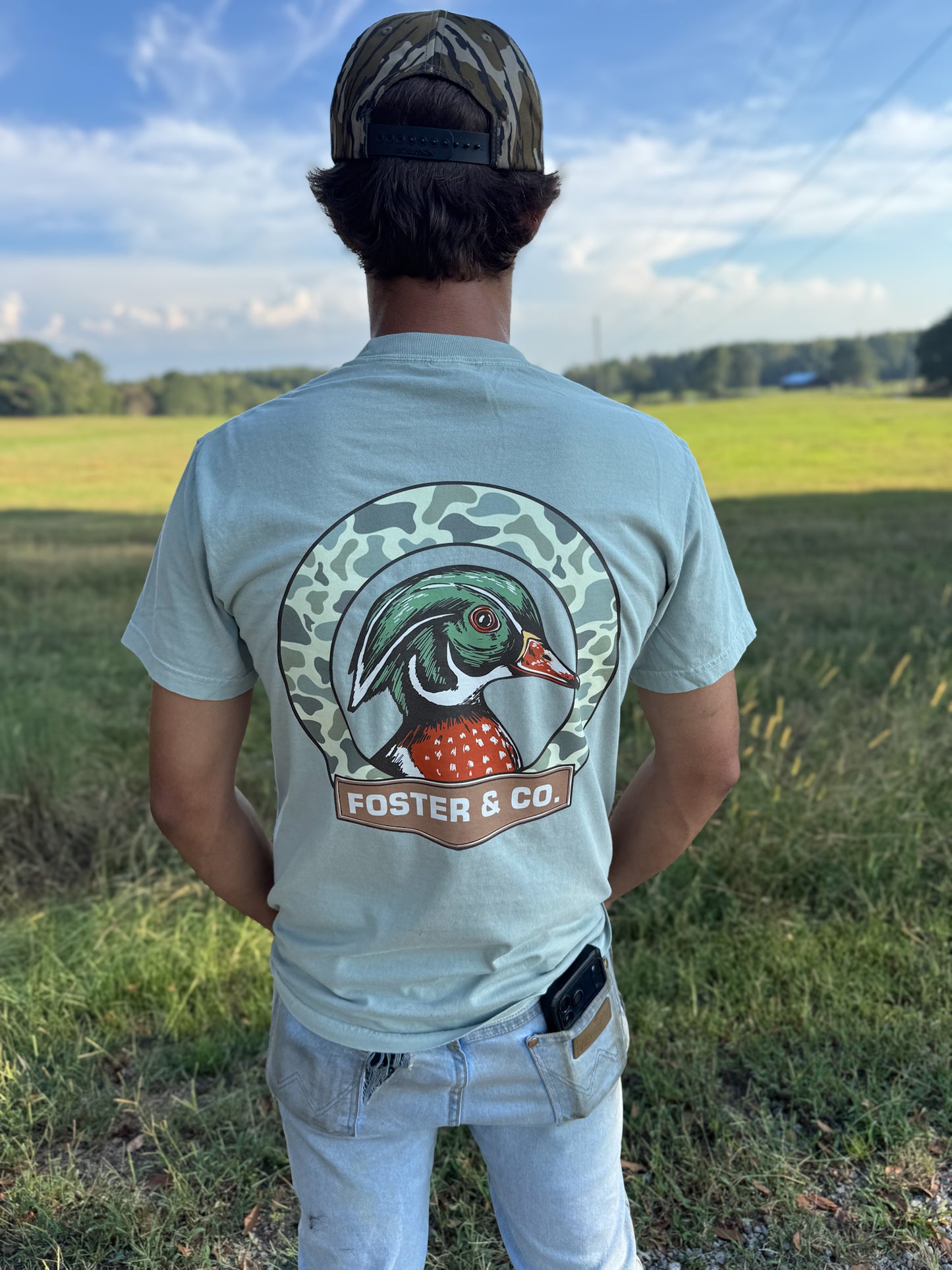 Wood Duck Camo Tee