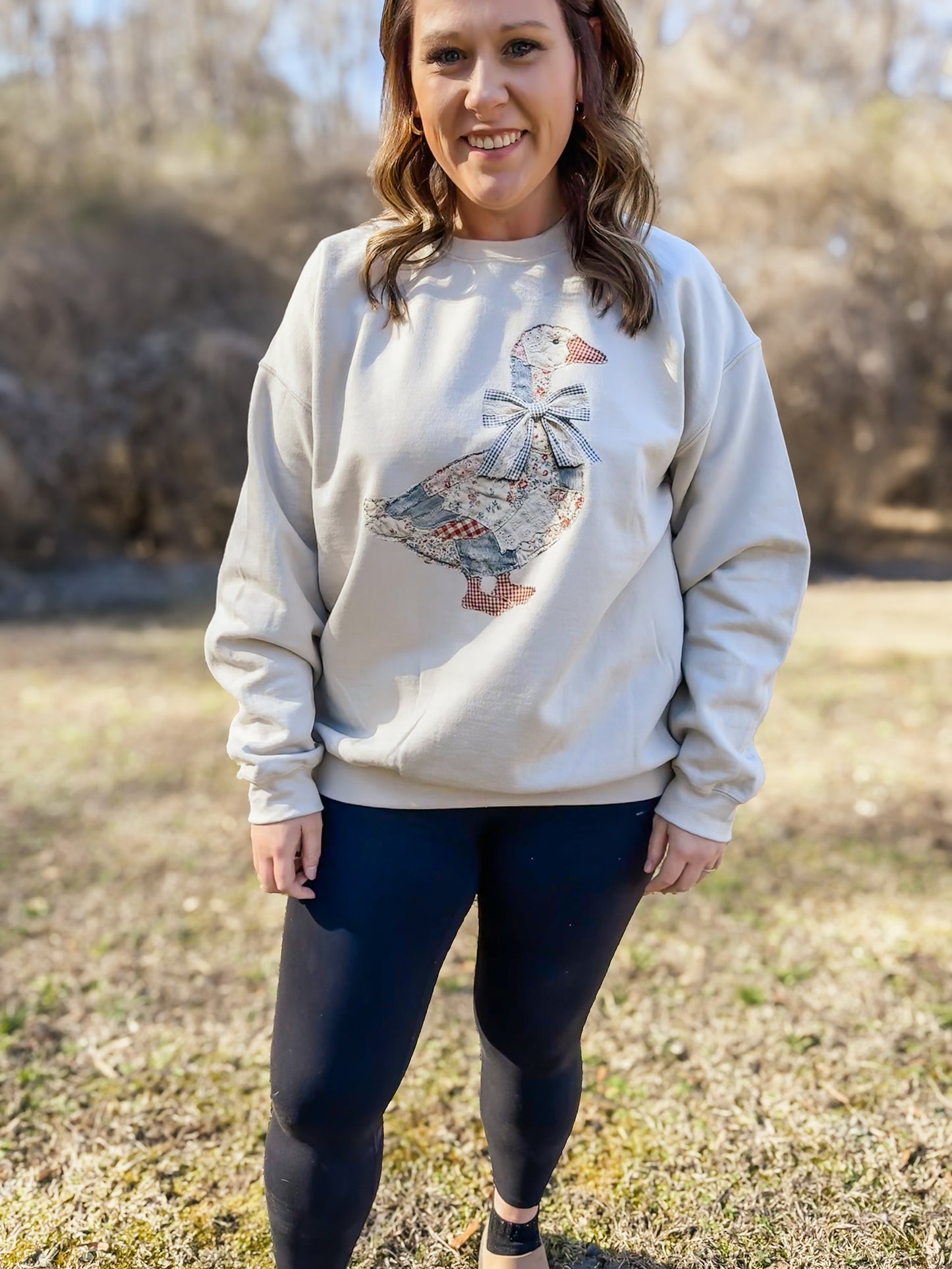 Quilted Goose Sweatshirt