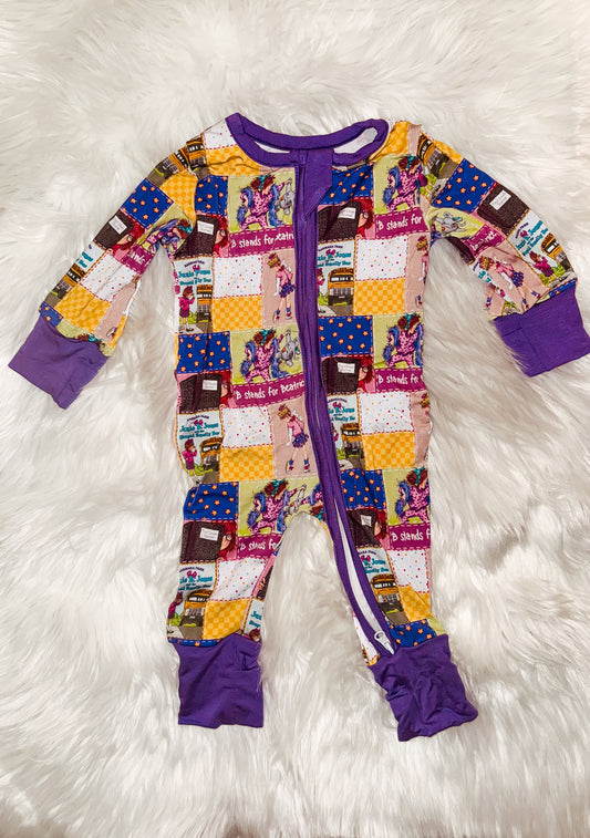 Junie B. Jones Bamboo Zip Up Pajamas