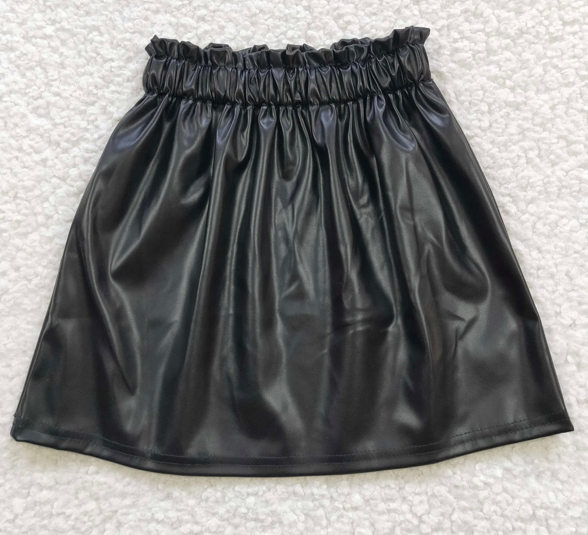 Black Leather Skirt