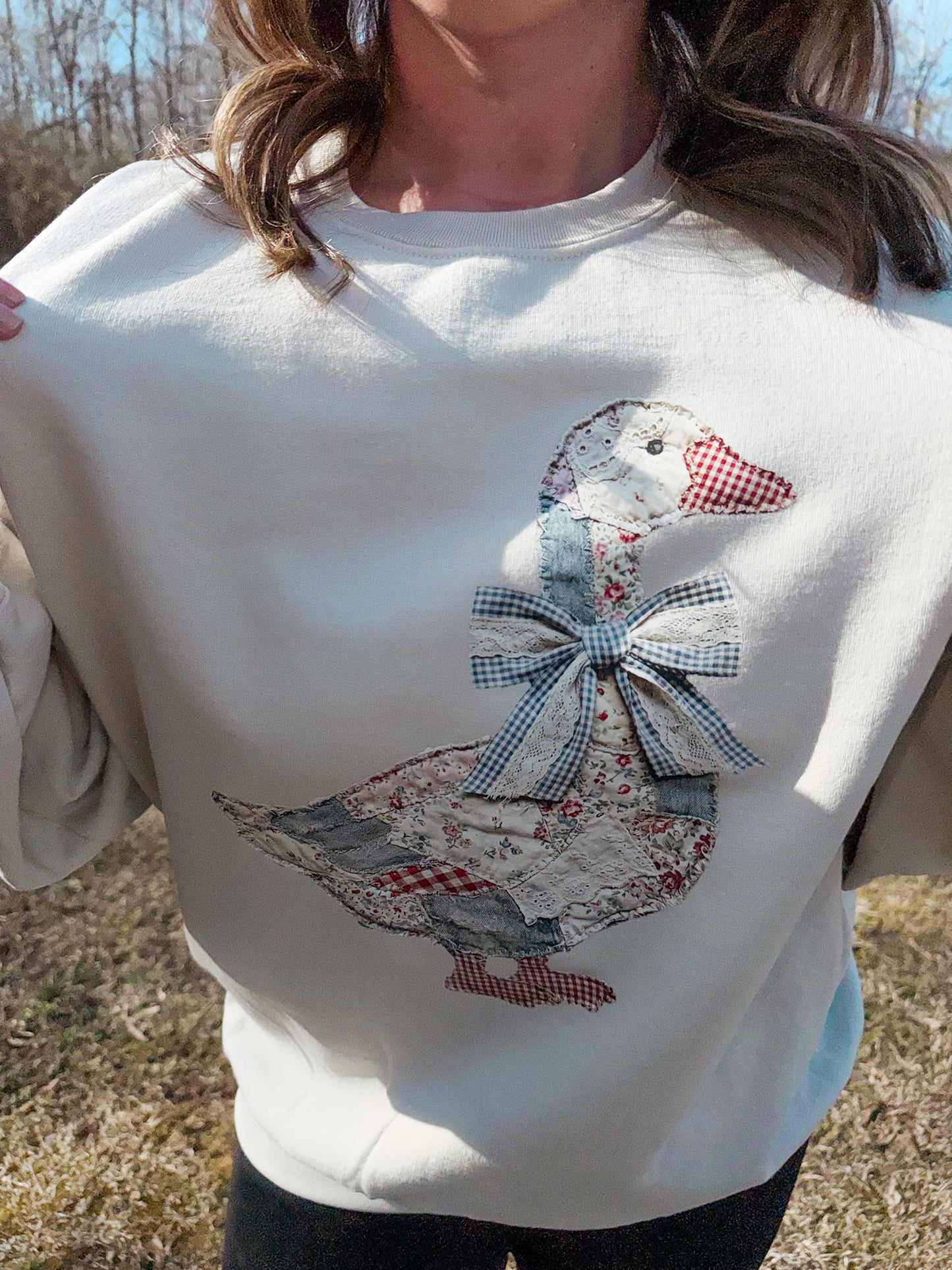 Quilted Goose Sweatshirt