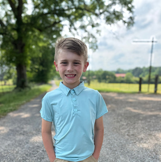 Coastal Sky Performance Polo