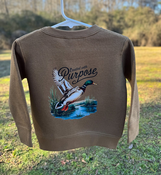 Created with Purpose | Graphic Sweatshirt
