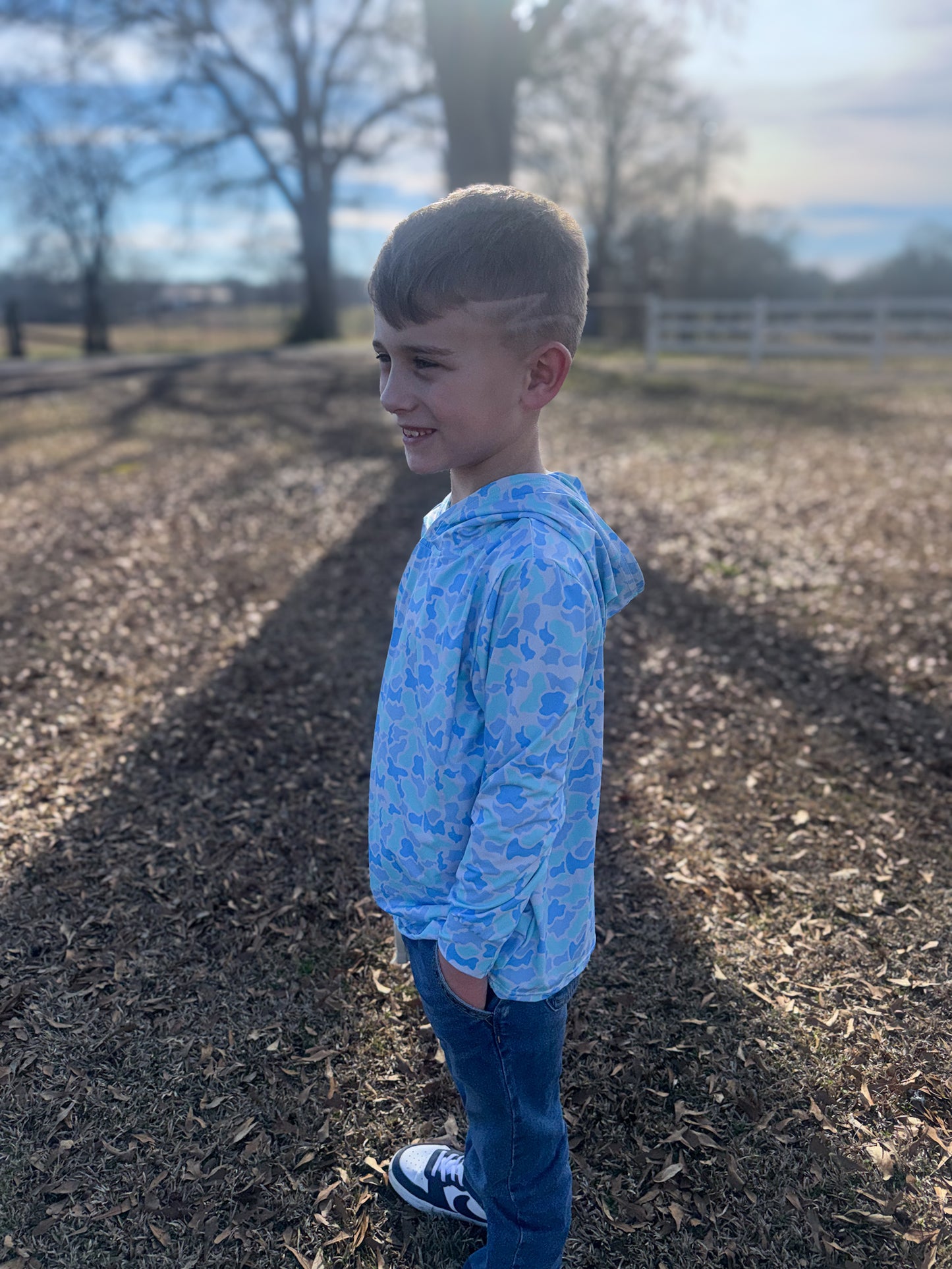 Coastal Camo Performance Hoodie