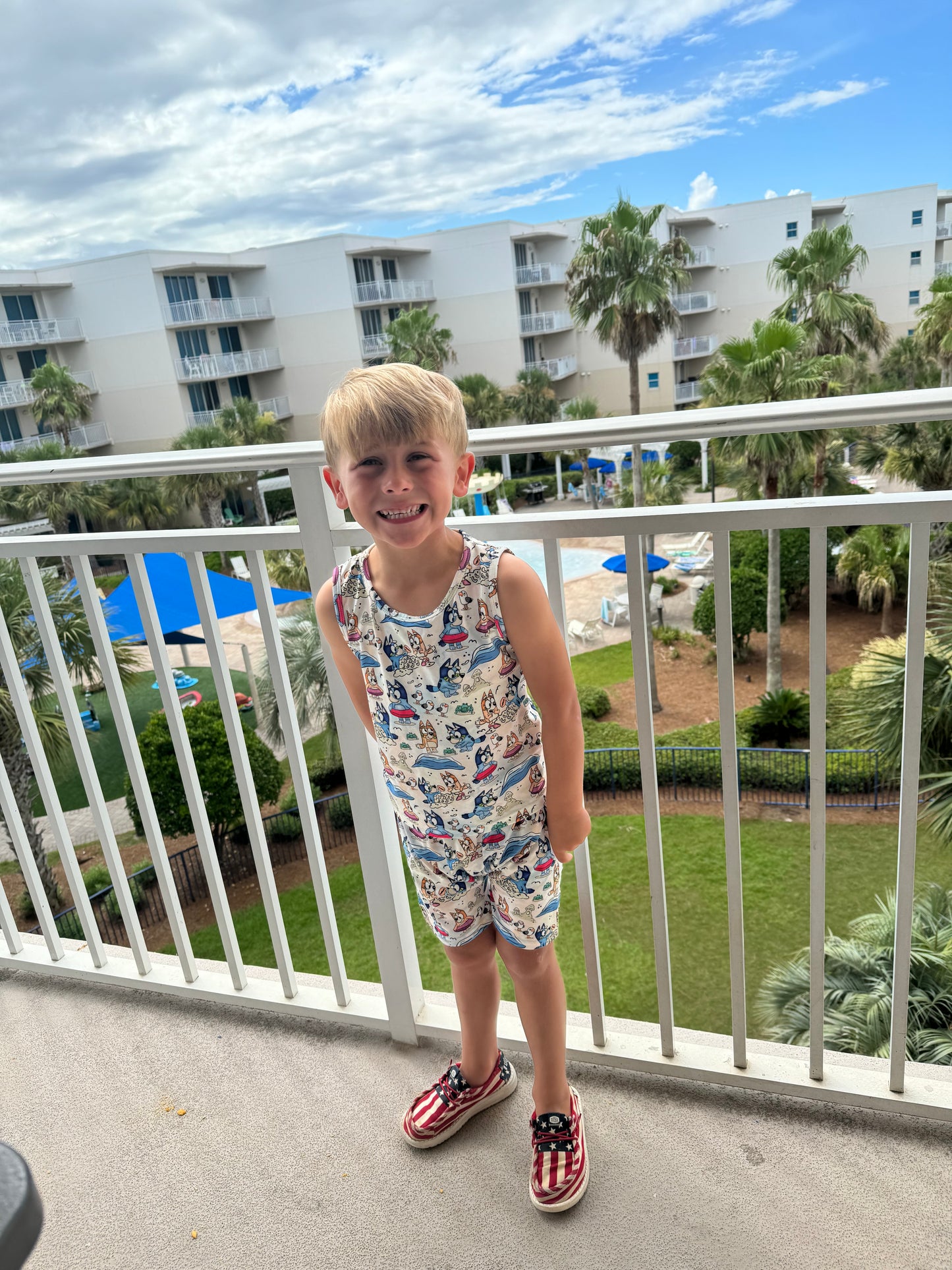 Boys Bluey Beach Set