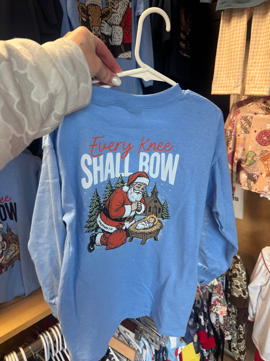 Every Knee Shall Bow | Long Sleeve Graphic T-Shirt