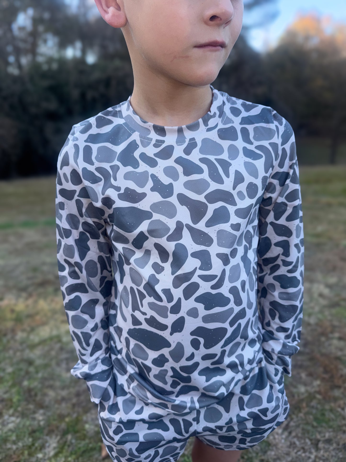 Grey Camo Shirt