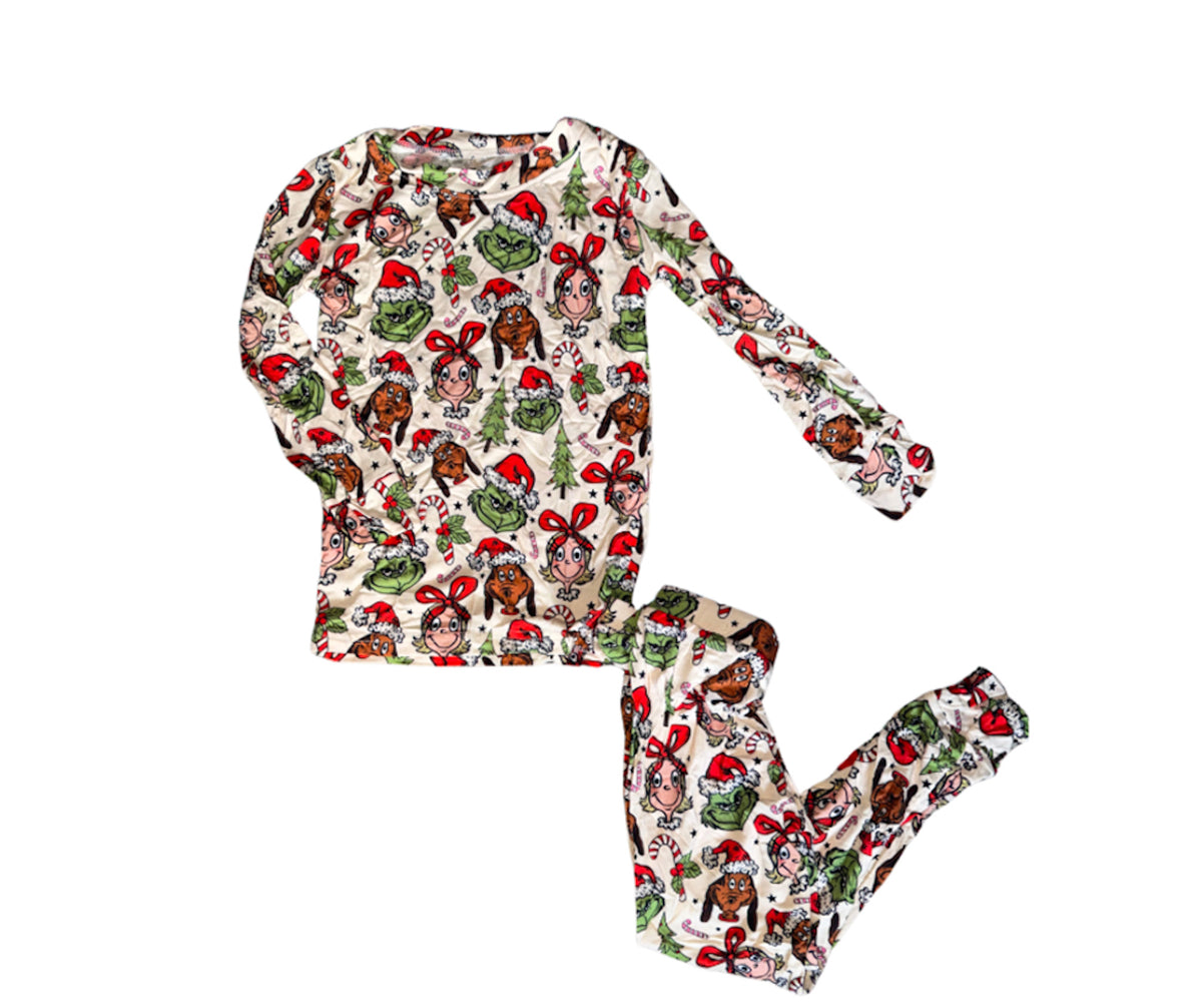 Mean One Bamboo Two Piece PJ Set