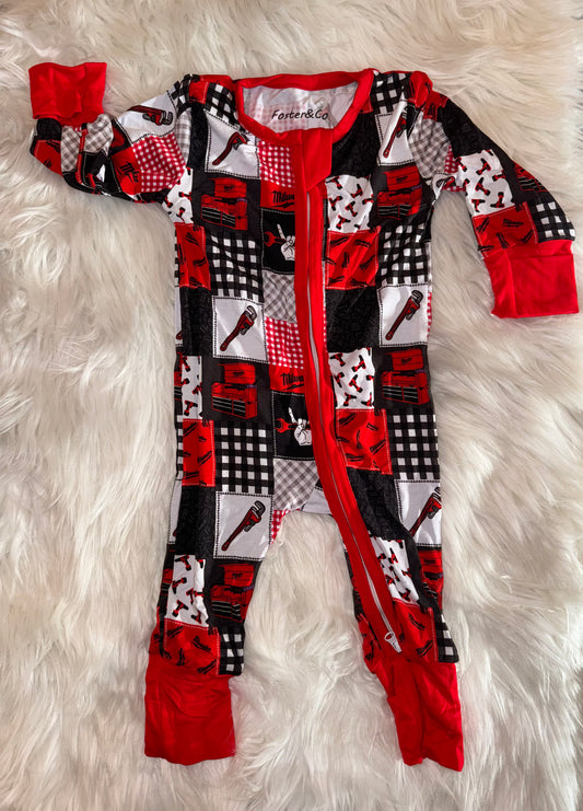 Milwaukee Bamboo Zip Up Pajamas