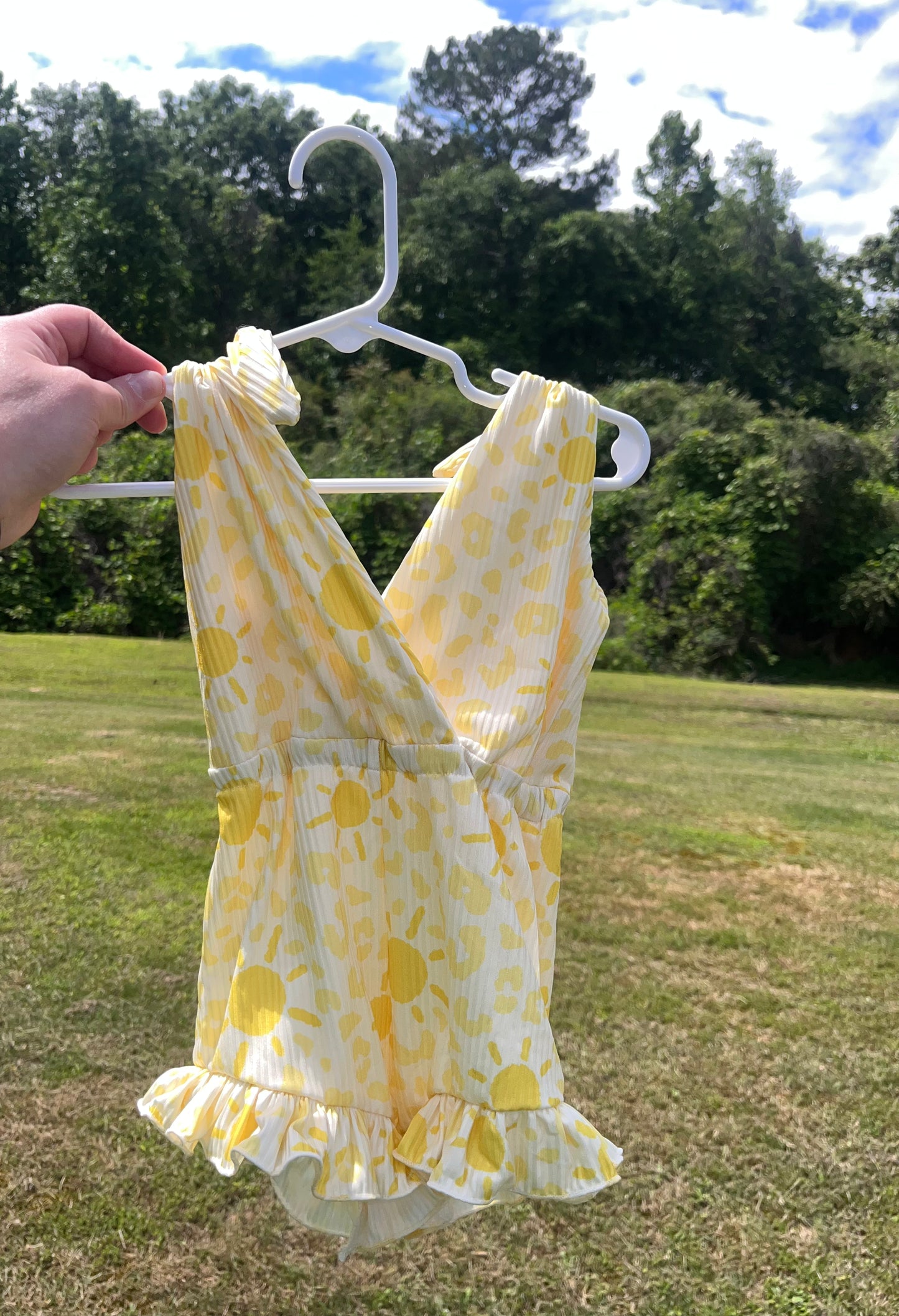 Cheetah Sunshine Romper