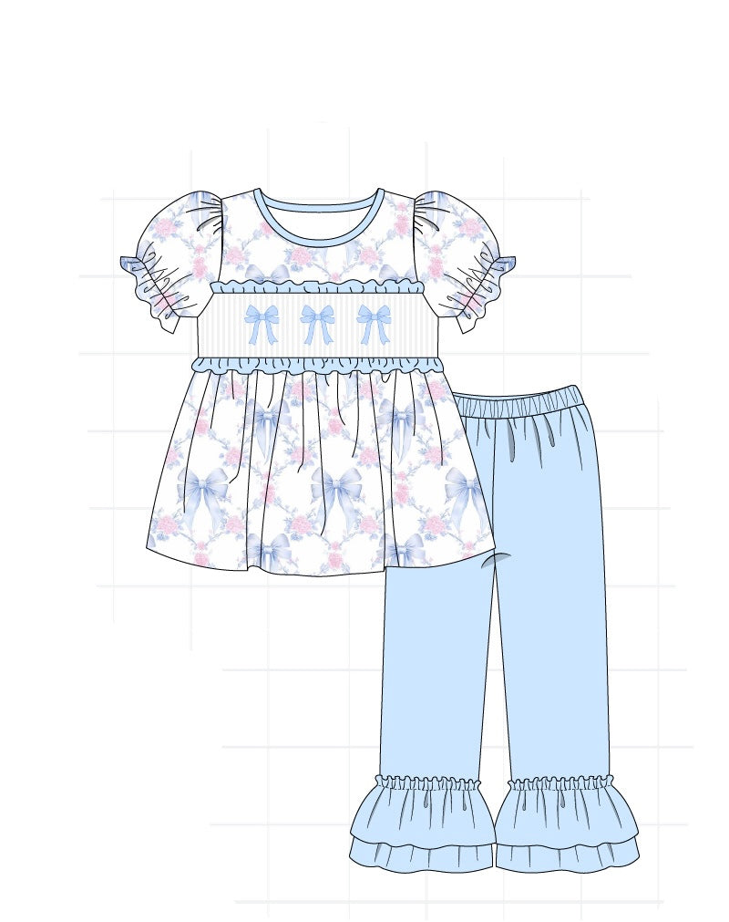 PO65 BLUE BOW FLORAL COLLECTION