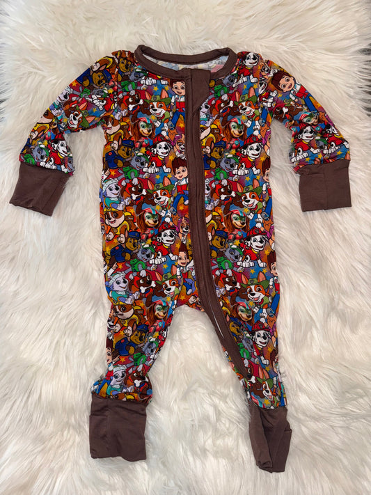 Bamboo Paw Patrol Zip Up Pjs