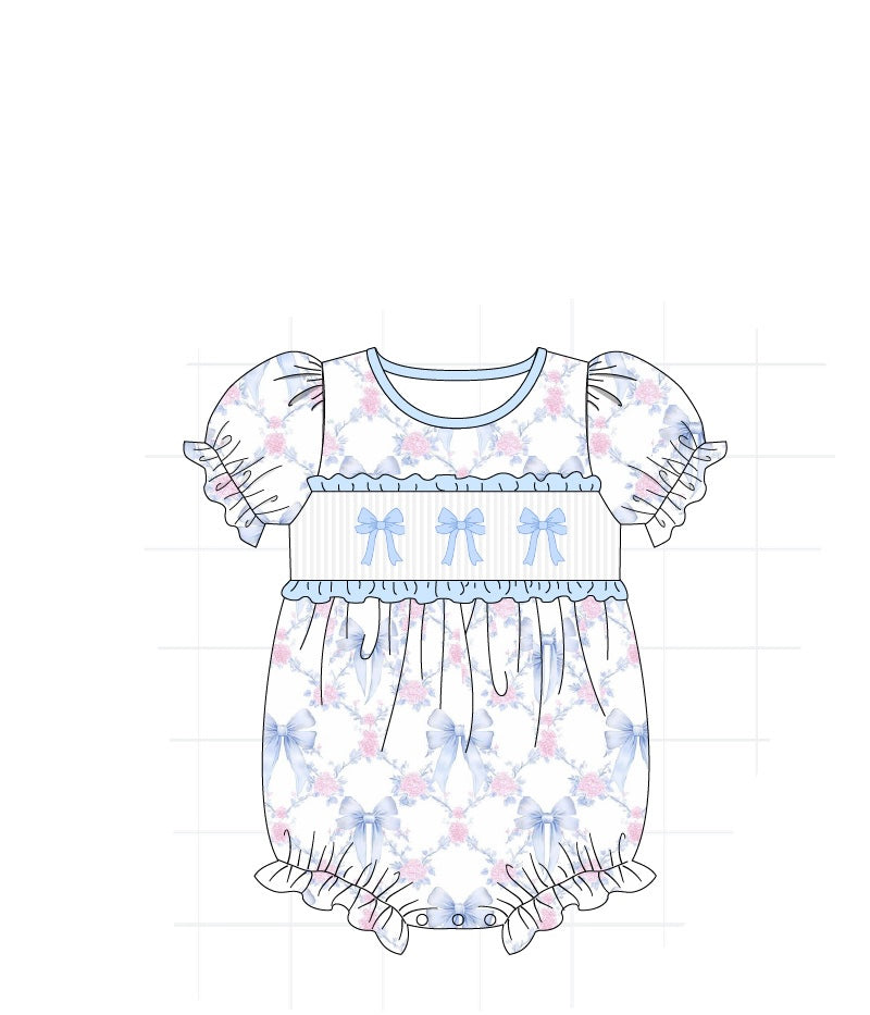 PO65 BLUE BOW FLORAL COLLECTION