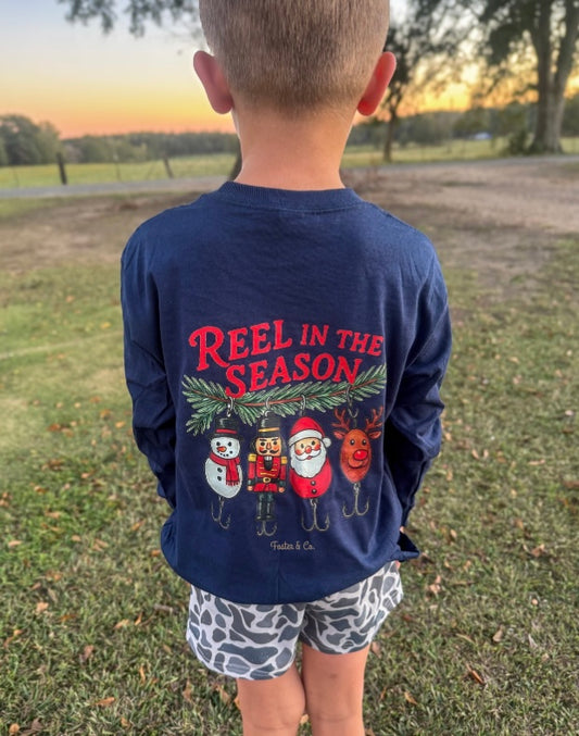 Reel In The Season | Long Sleeve Graphic T-Shirt